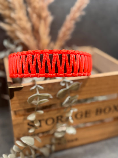 Biothane X Paracord Cobra 25mm Halsband individuell erstellen