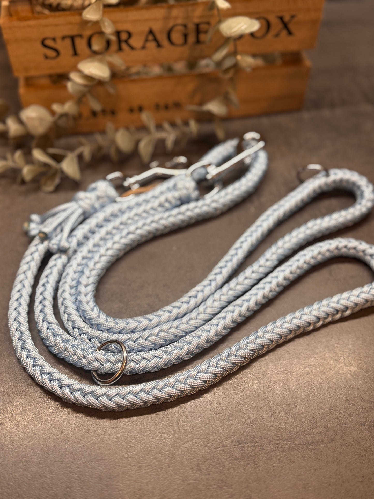 Paracordleine Herringbone Softblau